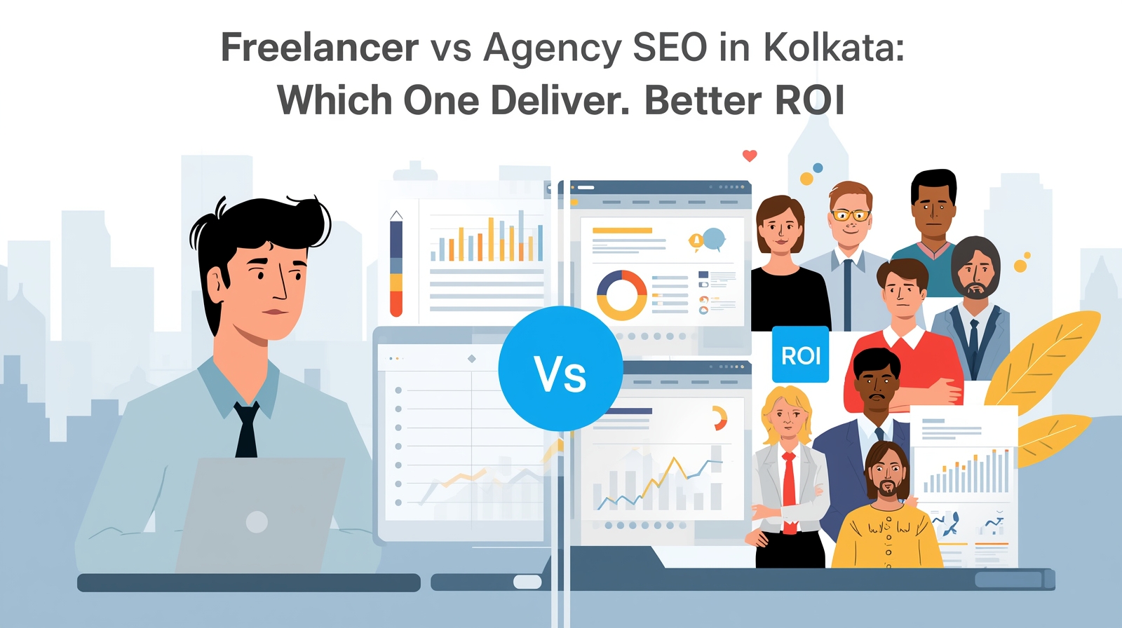 SEO Freelancer vs SEO Agency in Kolkata – Complete ROI Comparison