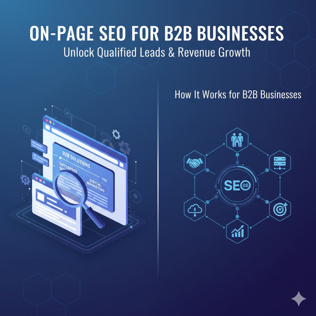 On-Page SEO for B2B websites explained by Ritam Debnath
